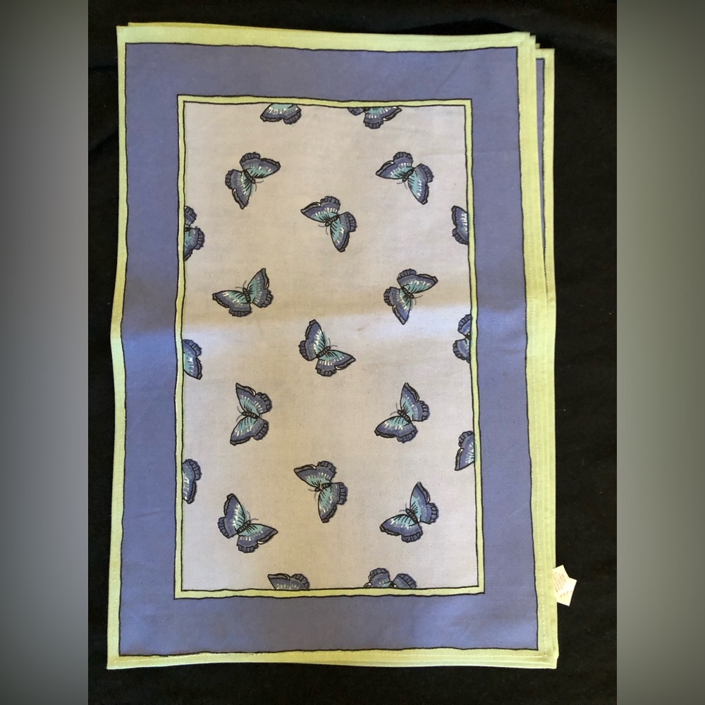 Table mats 3 butterflies cost plus